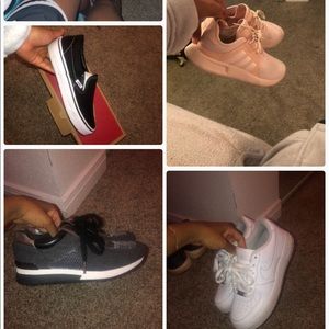 Black slip on vans